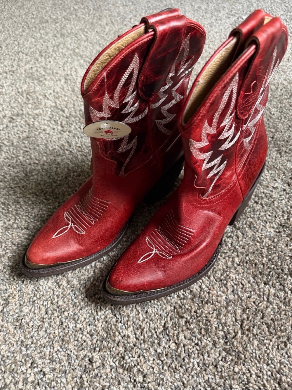 Idyllwind Red Embroidered Western Mules/Clogs